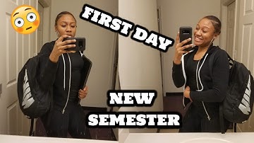 College Vlog: FIRST DAY OF SCHOOL SPRING 2018 (Morgan state University)