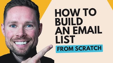 Grow your email list from scratch (Email Marketing Tutorial)