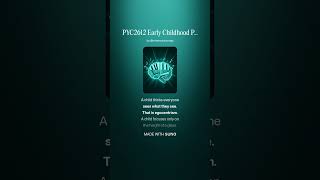 Early Childhood Physical and Cognitive Development Song | UNISA PYC2612 | MnemonicSongs