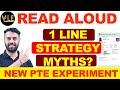 Pte new rules 2023  pte speaking read aloud one line strategy  vision language experts