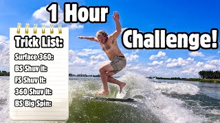 How Many Wake Surfing Tricks Can A Pro Wakeboarder Learn In 1 Hour?