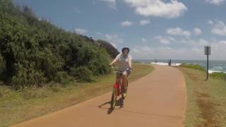 Kauai bike path -- east shore