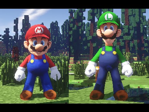 Minecraft Custom Steve Mario Luigi Mod Animations Release Youtube
