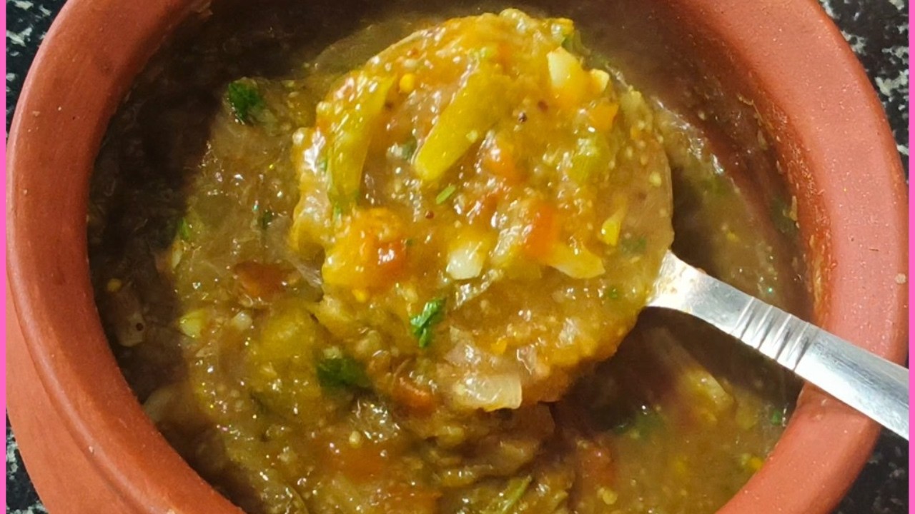 ದಿಢೀರ್ ಆಗೀ ಆಗುವ ಈ ಗೊಜ್ಜು ಒಂದೇ ಹೊತ್ತಿಗೆ ಖಾಲಿ ಆಗುತ್ತೇ | ಟೊಮೋಟೊ ಬದನೆಕಾಯಿ ಗೊಜ್ಜು |Tomato Brinjal Gojju |