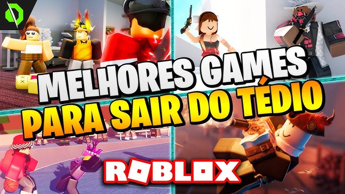 20 MELHORES JOGOS DO ROBLOX para jogar no TÉDIO #1 2023 