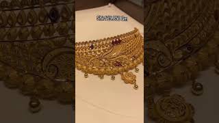 Gold vlog short video Necklace set 22 carat 916 hallmark HUID 😍