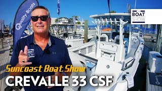 CREVALLE 33 CSF  seen at Suncoast Boat Show 2023 - The Boat Show