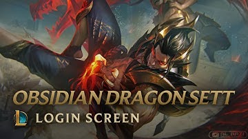 Obsidian Dragon Sett | Dragonmancer Theme | Login Screen | Animated 4K 60fps - League of Legends