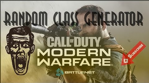 Modern Warfare Random Class Generator - 19kill Search and Destroy random Kar98k