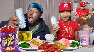 Trying VIRAL TikTok Snacks | Pickles w/Cotton Candy | JALEPEÑO WITH CREME CHEESE