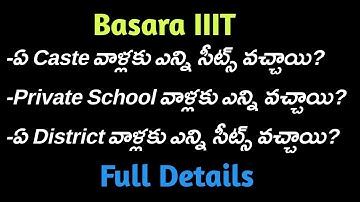 Basara IIIT Phase2 List Date?|BASARA IIIT Results 2021|Basara iiit phase1 list|basara iiit results