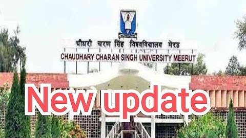 CCS UNIVERSITY 2021 Admission ||  ccsu news update today || ccs update ccsu merit list 2021 ccsu
