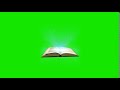 Magic book green screen