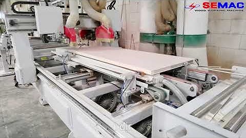 Máy cắt 4 biên tự động - cắt cạnh cửa gỗ | SEMAC