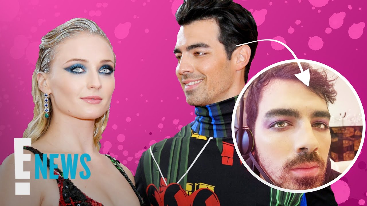 Joe Jonas Lets Wife Sophie Turner Do His Makeup