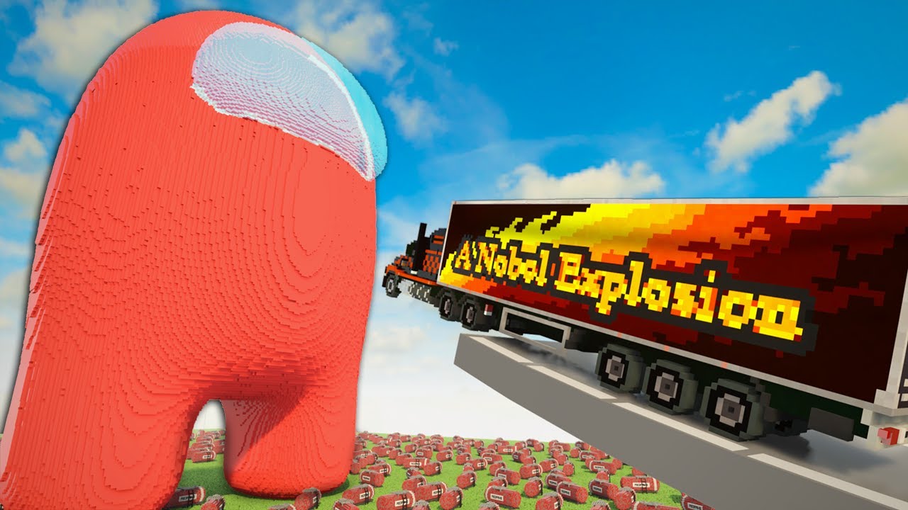 Giant Among Us vs Cars 💥💥💥 | Teardown