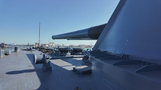 Inside the historic Battleship Texas as restoration work continues