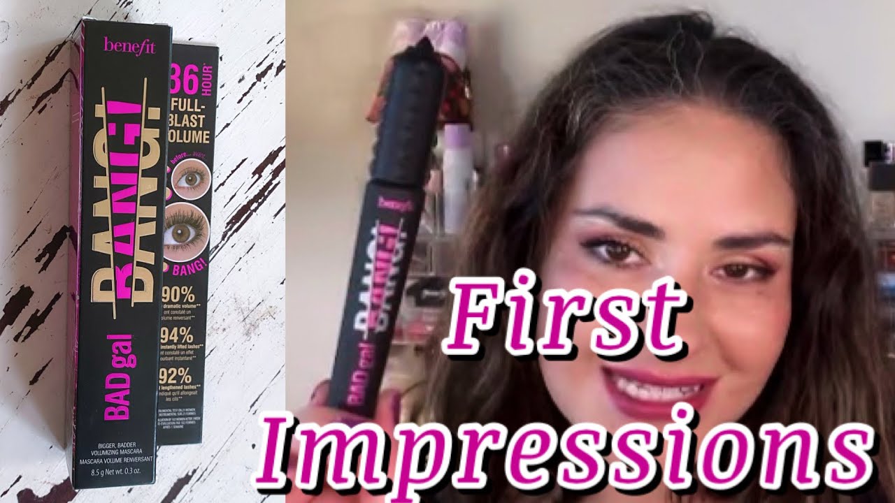 BENEFIT BAD GAL BANG HIGHEND MASCARA DEMO & FIRST IMPRESSIONS REVIEW
