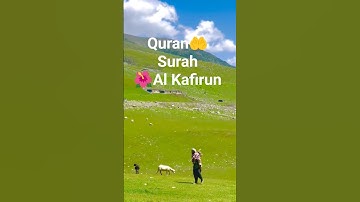 Surah Al-Kafirun | सच्चे ईमान वालों की सूरह | سورة الكافرون Heart Soothing Quran#quran #islamicshor🤲