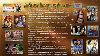 Любимые мелодии из советских кинофильмов (Часть 2)