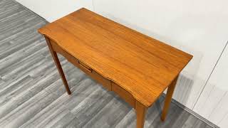 Vintage teak console table