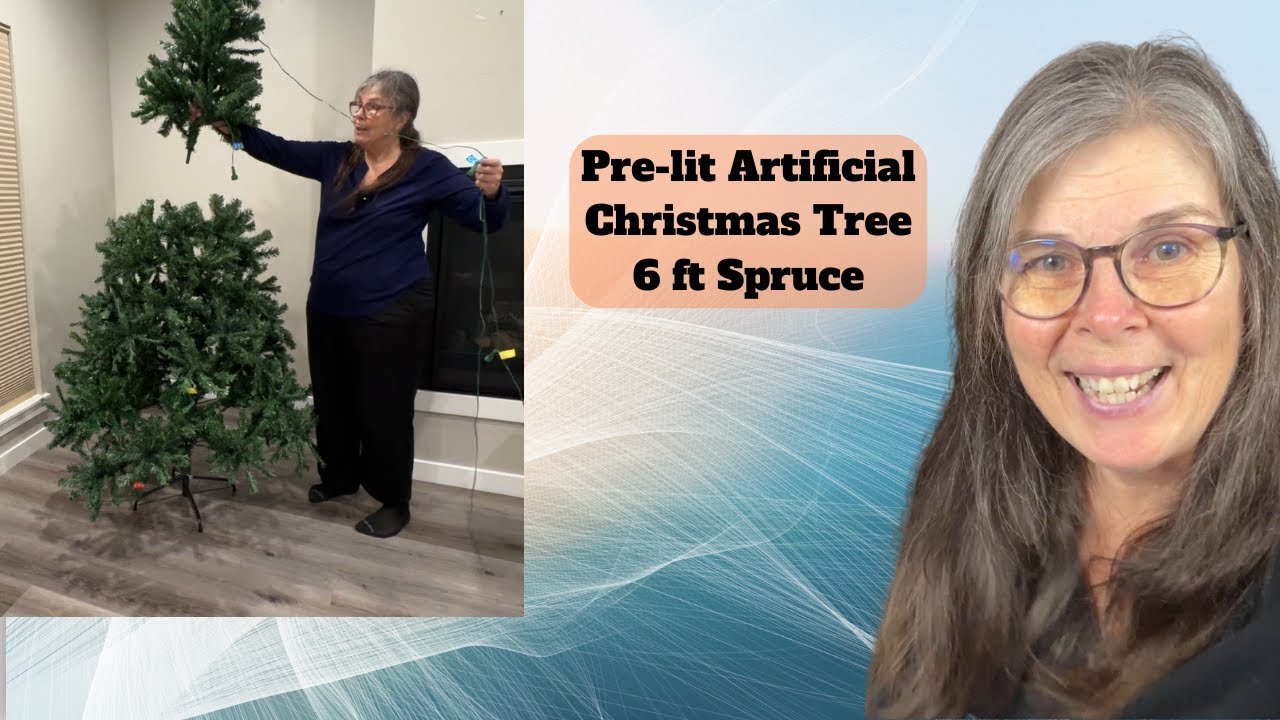See How to Easily Breakdown this Pre-lit Artificial Christmas Tree 🌲
