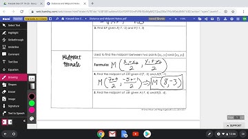 Distance and Midpoint Video Notes