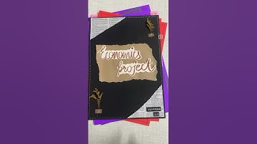 Class 11th Economics project file📚📑We also make college files/sheets at a very affordable prices