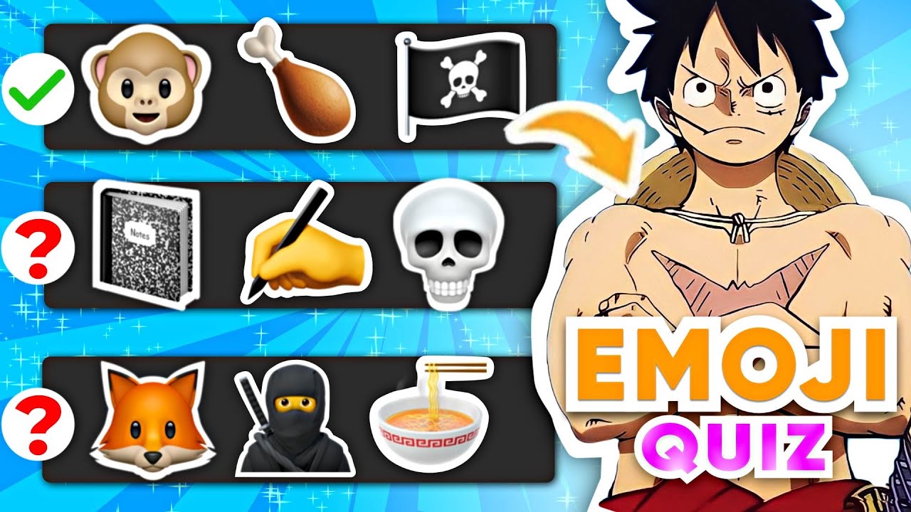 ANIME EMOJI QUIZ | Are you a REAL anime WEEB? | anime quiz