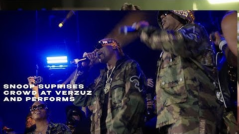 Snoop Dogg Surprises everyone at Verzus and performs with NO Limit