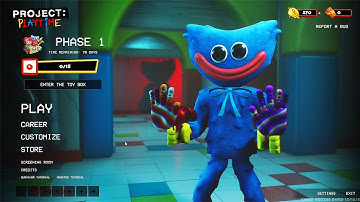 NEW UPDATE! Walkthrough tutorial per player! HUGGY WUGGY! Project Playtime Part 2