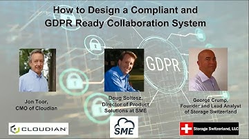 WEBINAR: How to Design a Compliant and GDPR-Ready Collaboration System