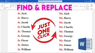 How to Find & Replace in Microsoft  Word by Knowledge for Future 97 views 3 weeks ago 1 minute, 28 seconds