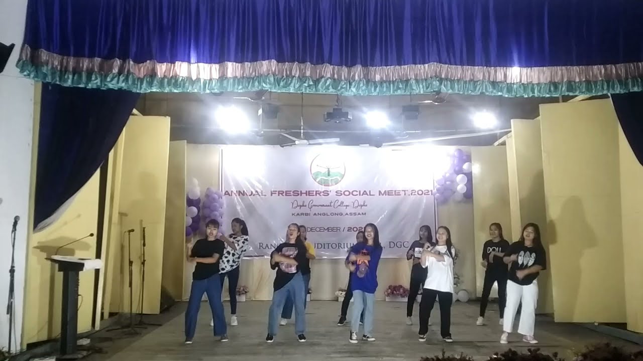 Modern Dance performance at Diphu government college freshers meet