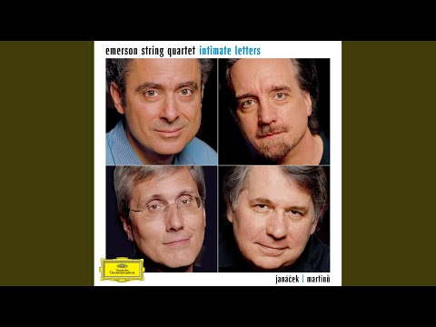 Emerson String Quartet & Leoš Janáček - Janáček: String Quartet No. 2, JW VII/13 "Intimate Letters": I. Andante