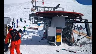 Hiihtohissi sekoaa!? | Ski lift goes crazy!? | GEORGIA