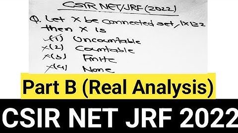 CSIR NET/JRF EXAM 2022|Solution|Mathematical Sciences|Net exam 2022|Real Analysis|PD TUTORIAL|June