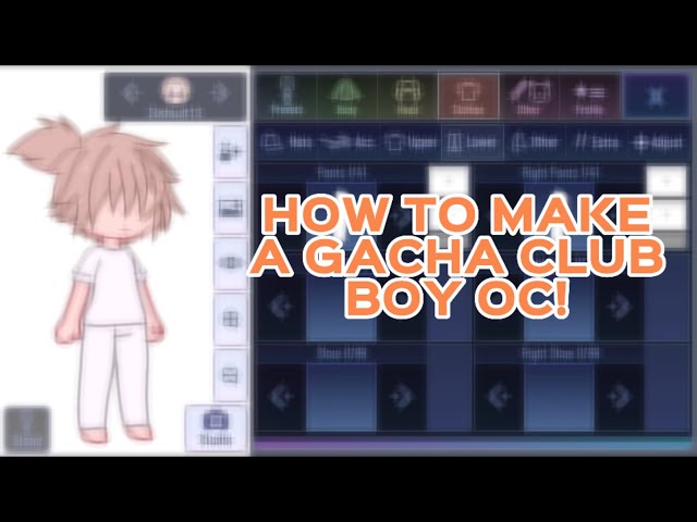 Oc boy gacha club popular boy pajama