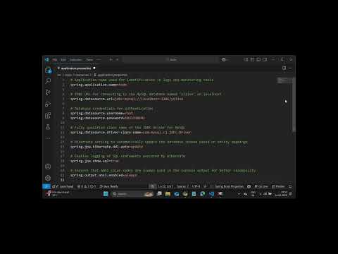 spring boot connection