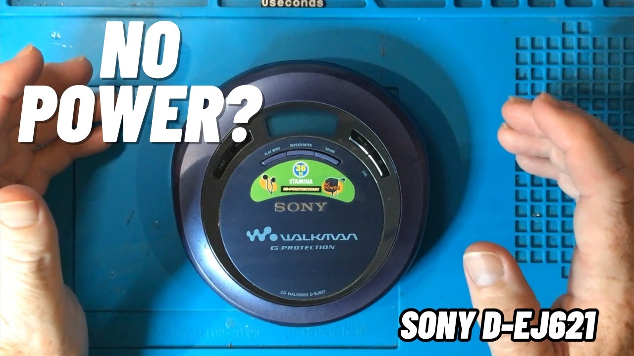 I Restored a Broken Sony Walkman CD Player to Working Condition