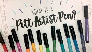 What is a Pitt Artist Pen? 