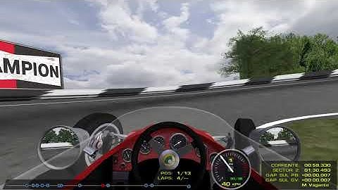 rFactor v1 - mod F1 1965 - 1 lap at Mexico circuit