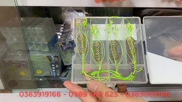 Hộp lưỡi câu chuyên dùng trong câu lancer -chất thép cứng, có ngạnh, dây buộc siêu bền, khóa cao cấp