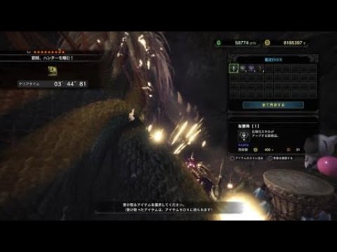 Mhw Taマツコジャグラックス3分44秒双剣 Youtube