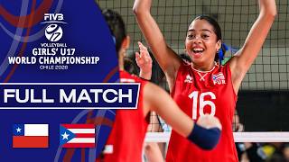 Chile vs. Puerto Rico - Final 21-22 | Girls' U17 World Championship - 2026