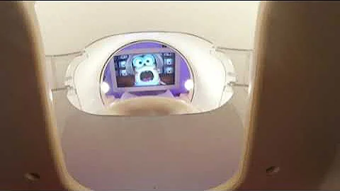 Virtual Reality MRI - Lying down having your scan