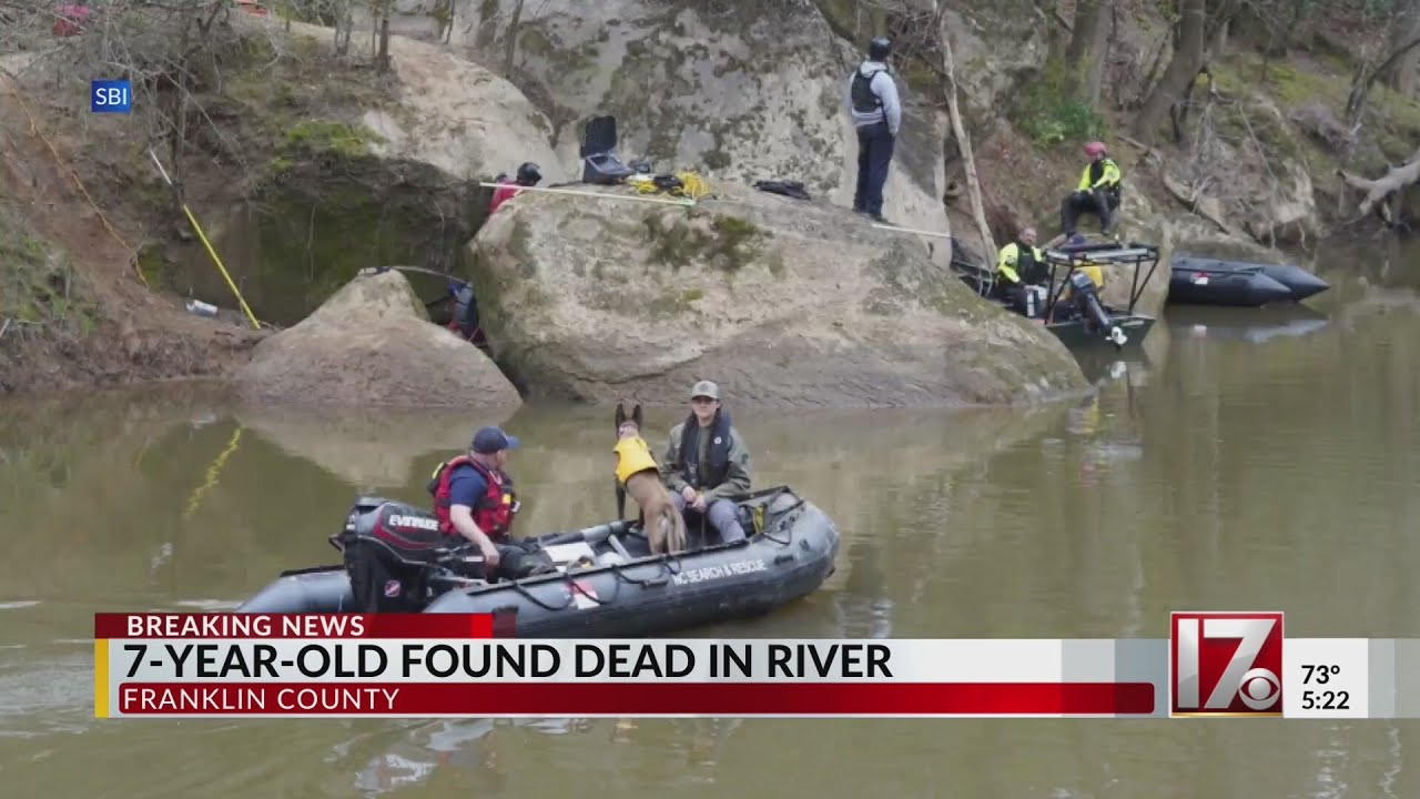 Boy's body recovered from Tar River in Franklin County - YouTube