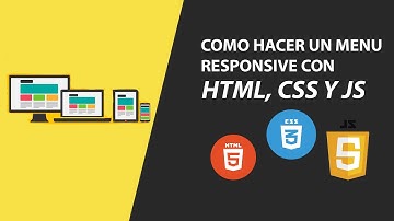 como hacer un menu responsive en html css y javascript