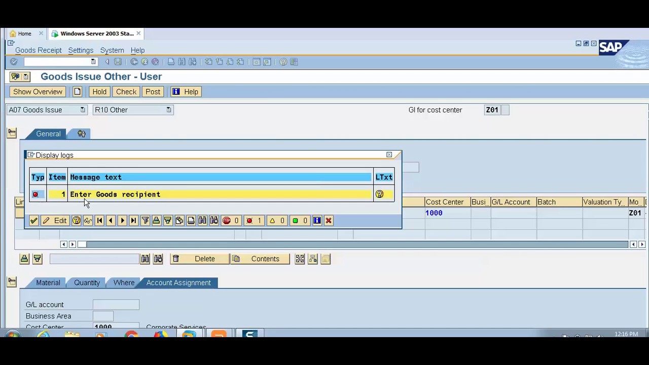 stock transfer movement type in sap