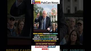 Bernie Sanders and Ro Khanna Push New Tax Proposal | PakCan News